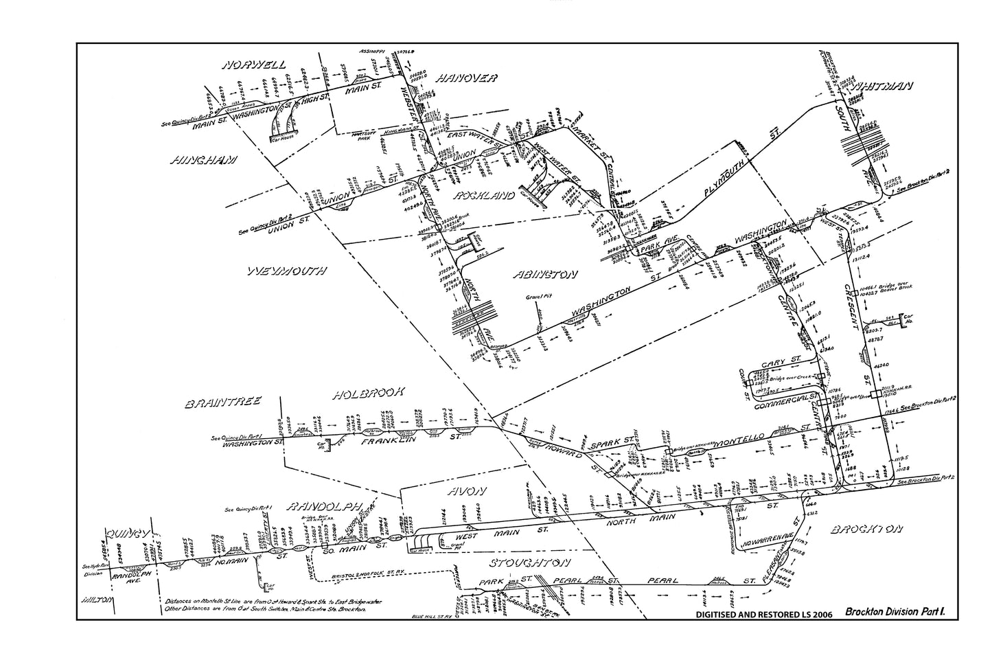 Old Colony Street Railway Co. 1905: Brockton Division Part 1