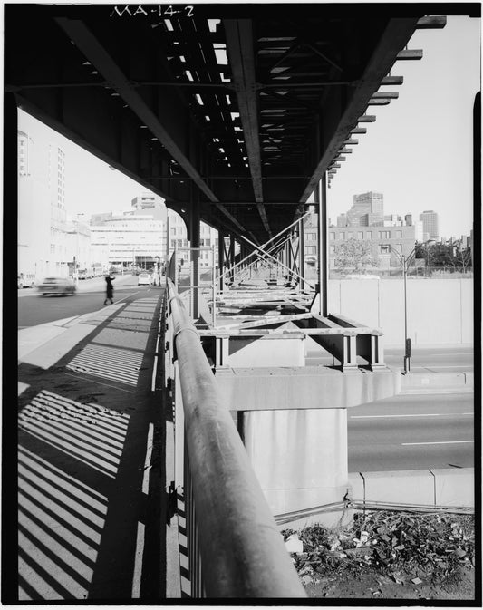 Washington Street Elevated Crossing Turnpike 1982