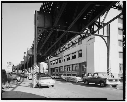 Washington Street Elevated, at Mullins Way #2, 1982