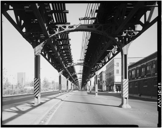 Washington Street Elevated, at Arnold Street, 1982