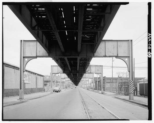 Washington Street Elevated, at Arborway Yards, 1982