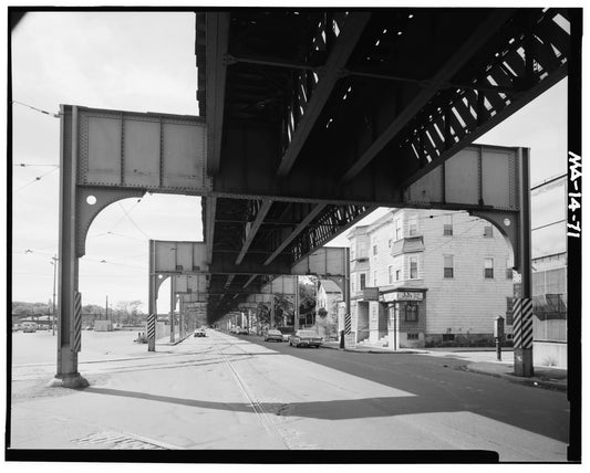 Washington Street Elevated, at Arborway Yard, 1982