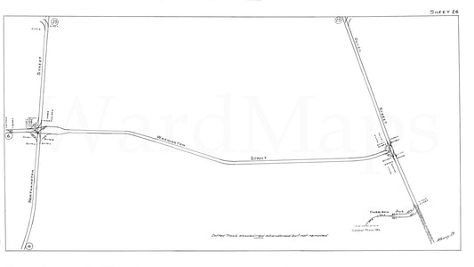 Boston Elevated Railway Co. Track Plans 1946 Plate 26: Boston - South End