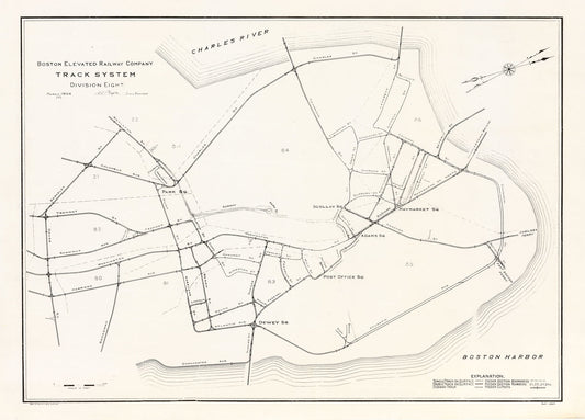 Boston Elevated Railway Track System: Division 8, March 1904