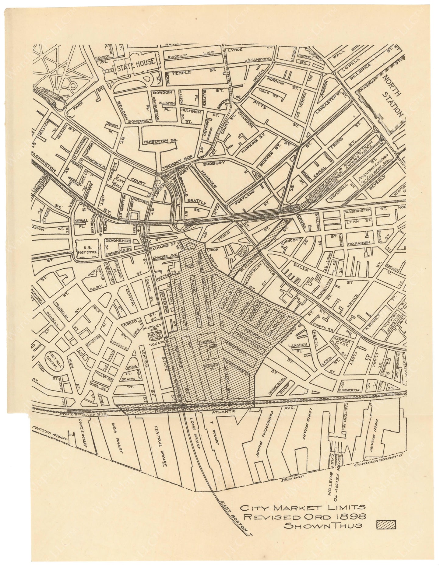 BTC Annual Report 14, 1908: City Market Limits Revised 1898